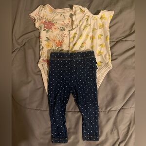 Great Condition! 3 Girls Outfits, 6-9 Months